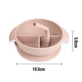 Silicone Divided Suction Bowl Silicone Divided Suction Bowl
